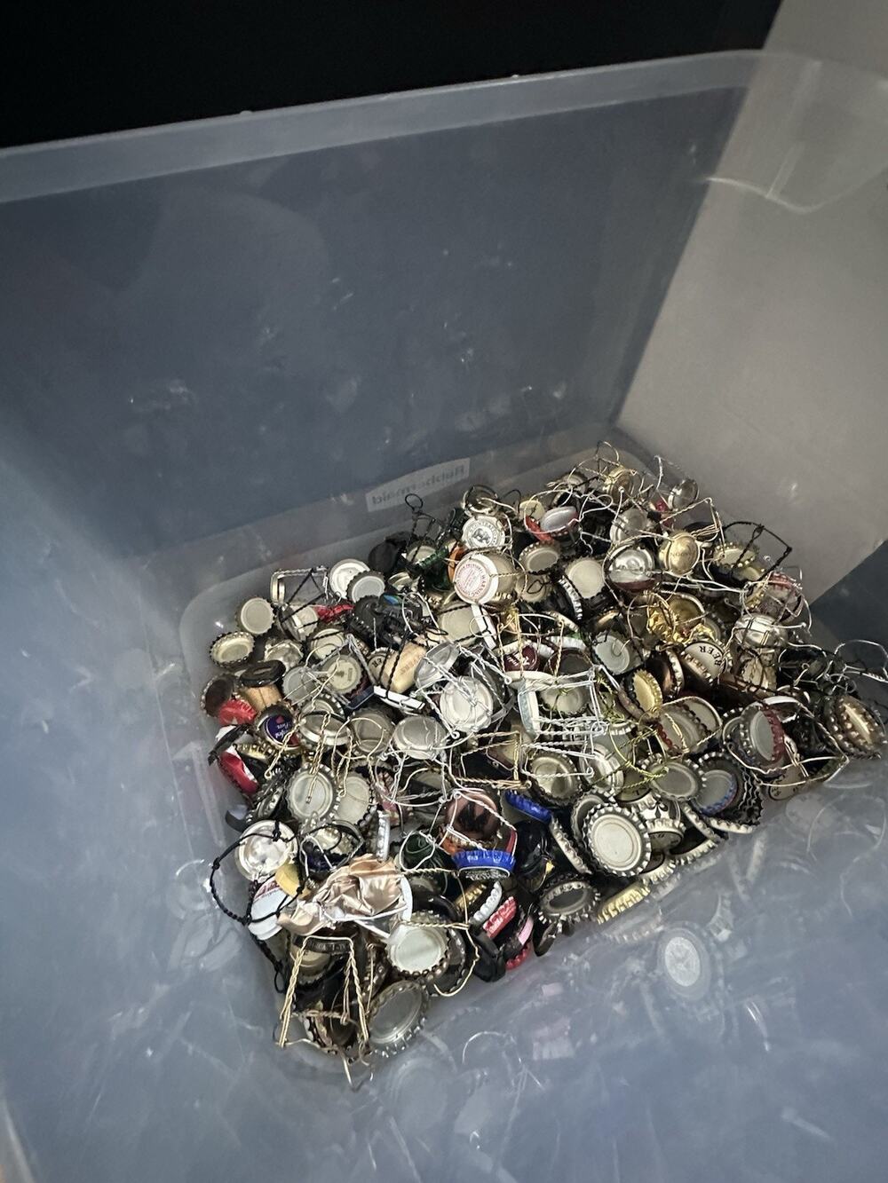 Huge Mixed Beer Bottle Caps Champagne Wire Cages Breweriana Craft Collector Lot